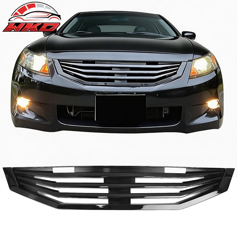 Wholesale 08-10 Honda Accord Coupe Mugen Style Front Upper Grille Gloss Black ABS