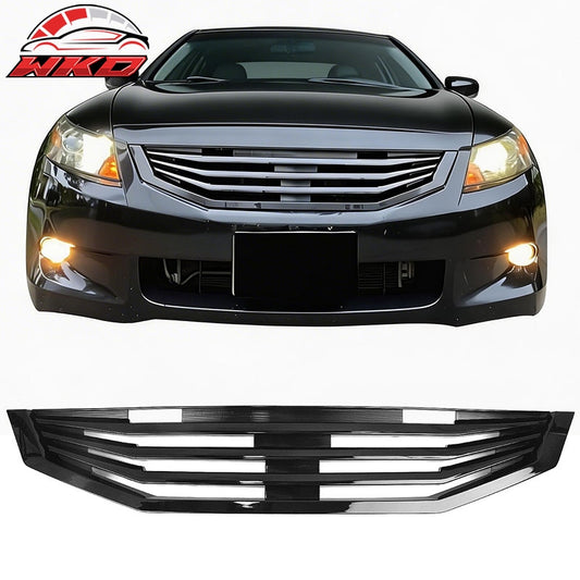 Wholesale 08-10 Honda Accord Coupe Mugen Style Front Upper Grille Gloss Black ABS - Wikond Auto