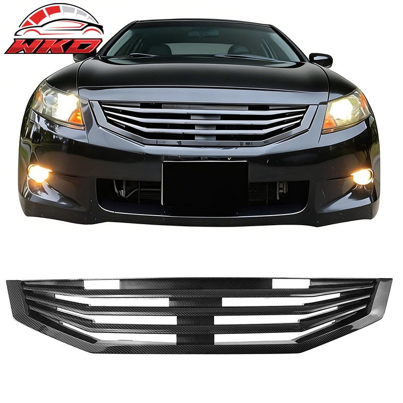 Wholesale 08-10 Honda Accord Coupe Mugen Style Upper Grille Carbon Fiber Print ABS - Wikond Auto