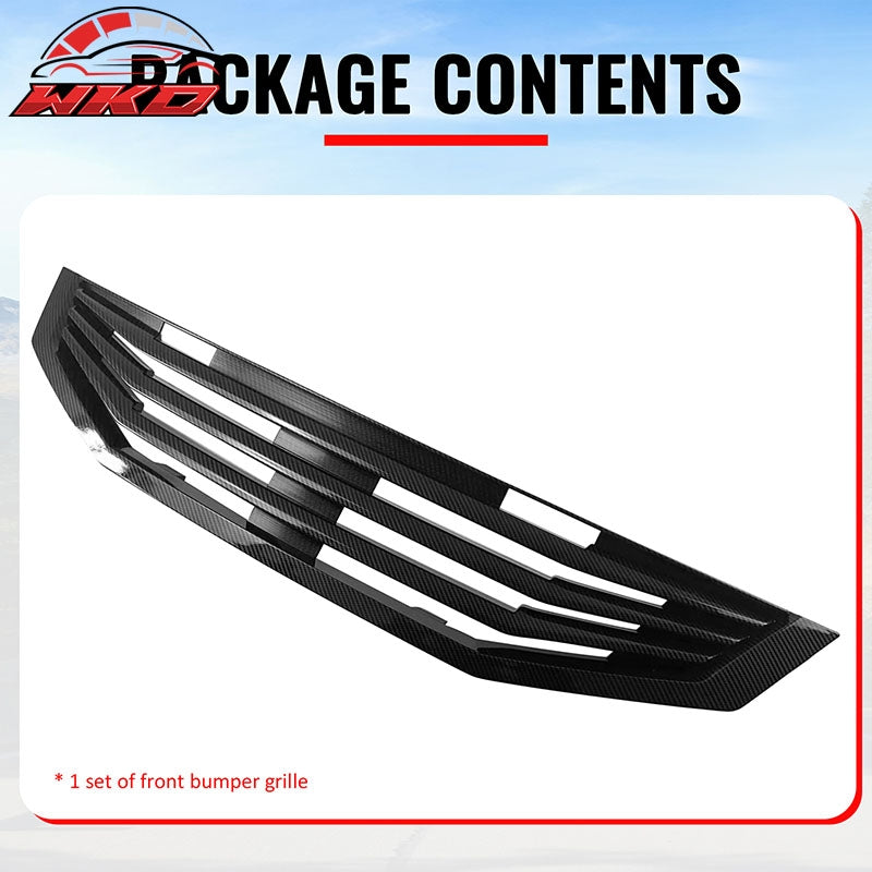 Wholesale 08-10 Honda Accord Coupe Mugen Style Upper Grille Carbon Fiber Print ABS - Wikond Auto