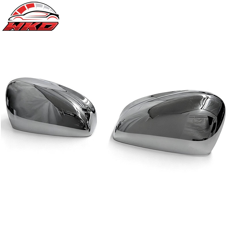 Fits 08-17 Honda Accord 10-15 Crosstour Chrome Mirror Covers Top Cap ABS Pair