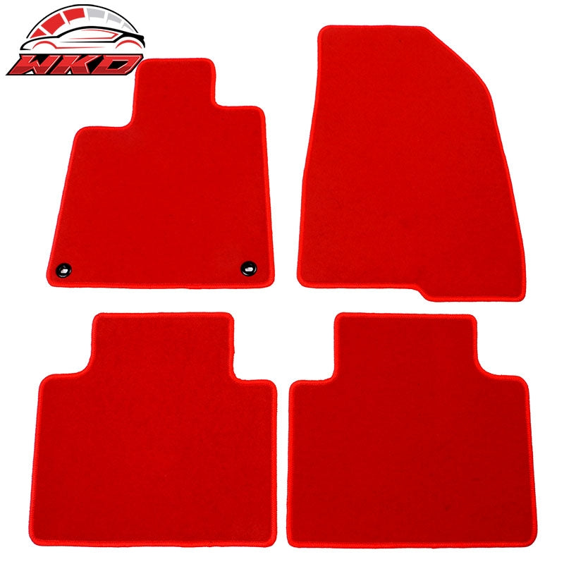 Wholesale 18-22 Honda Accord Car Floor Mats Liner Front Rear Nylon Red Carpets 4PC