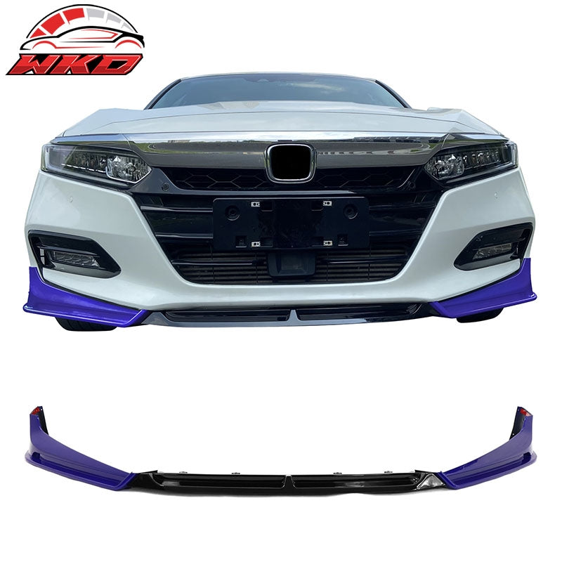 Wholesale 18-20 Honda Accord Front Bumper Lip Kit Gloss Black & Still Night Pearl 3PC