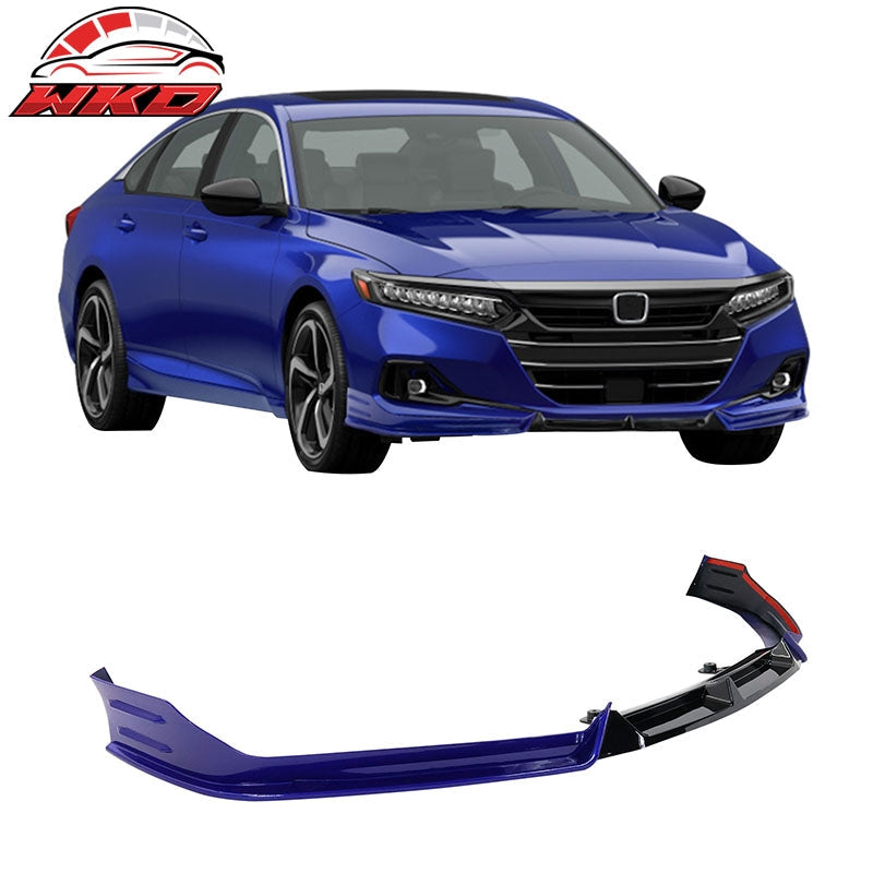 Wholesale 21-22 Honda Accord Front Bumper Lip Gloss Black & Still Night Pearl PP 3PC