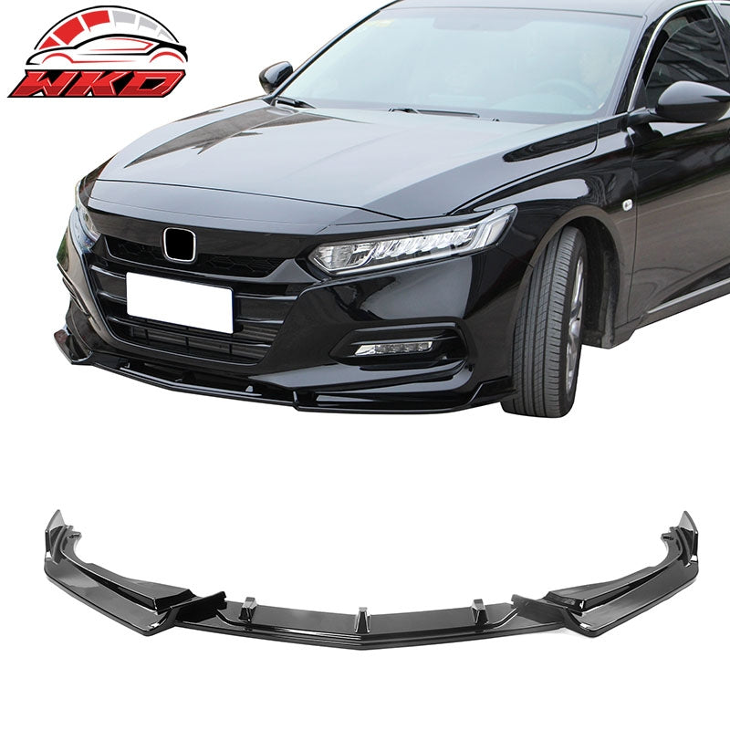 Wholesale 18-20 Honda Accord IKON V2 Style 3PCS Front Bumper Lip Kit PP Gloss Black