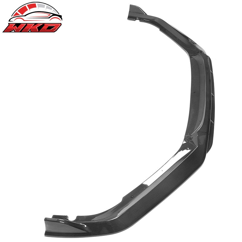 Fits 21-22 Honda Accord IKON V2 Carbon Fiber Print Front Bumper Lip Spoiler 4PCS