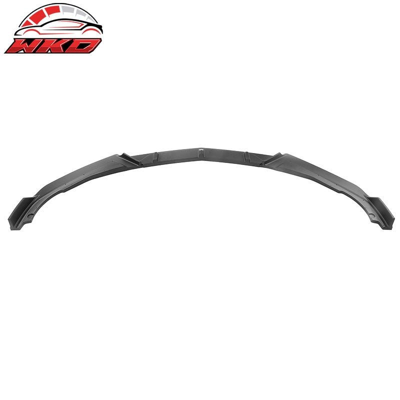 Fits 18-20 Honda Accord IKON V2 Style Matte Black Front Bumper Lip Spoiler 3PCS