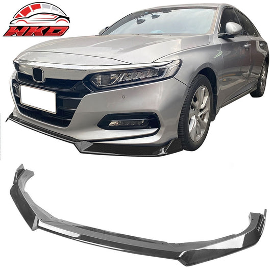 Wholesale 18-20 Honda Accord IKON V3 Style Carbon Fiber Print Front Bumper Lip PP 3PC