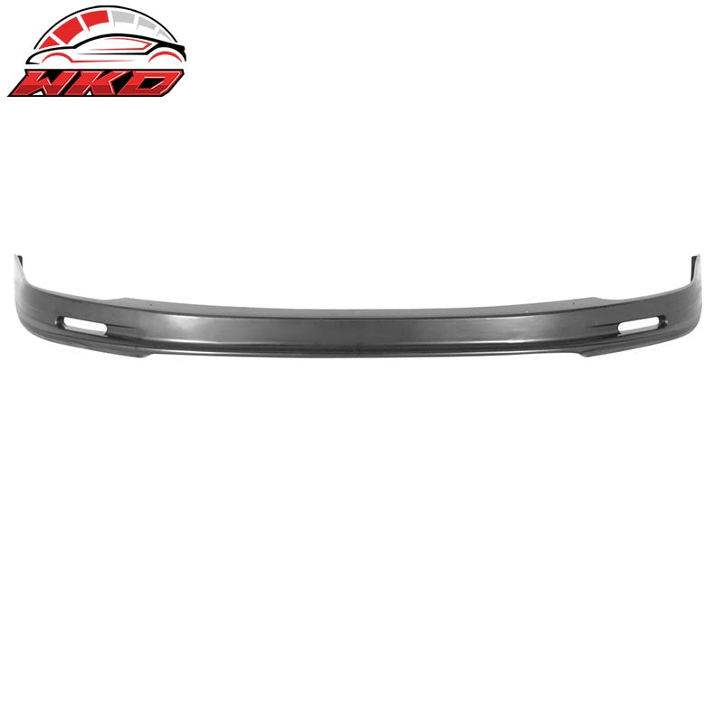 Fits 98-00 Honda Accord Mugen Coupe Front Bumper Lip Spoiler Unpainted Black PP