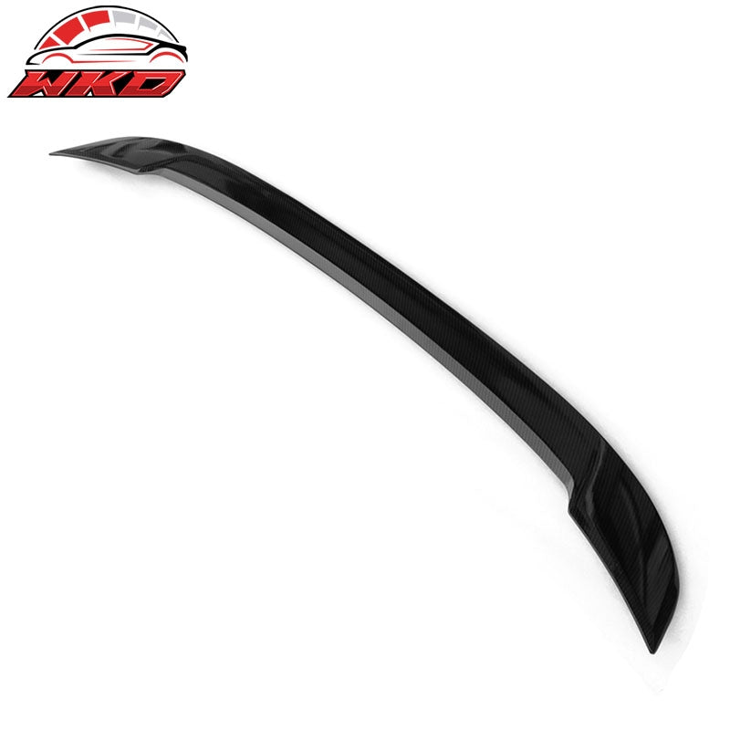 Fits 23-26 Honda Accord OE Style Rear Trunk Spoiler Wing Carbon Fiber Print ABS