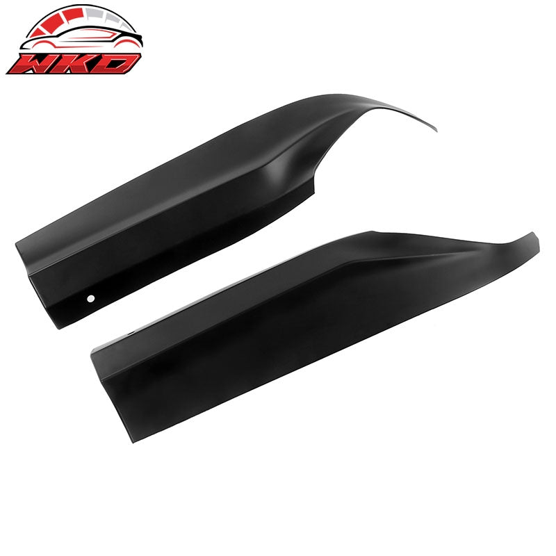 Fits 18-22 Honda Accord IKON V2 Style 2PCS Rear Bumper Lip Aprons Unpainted PP