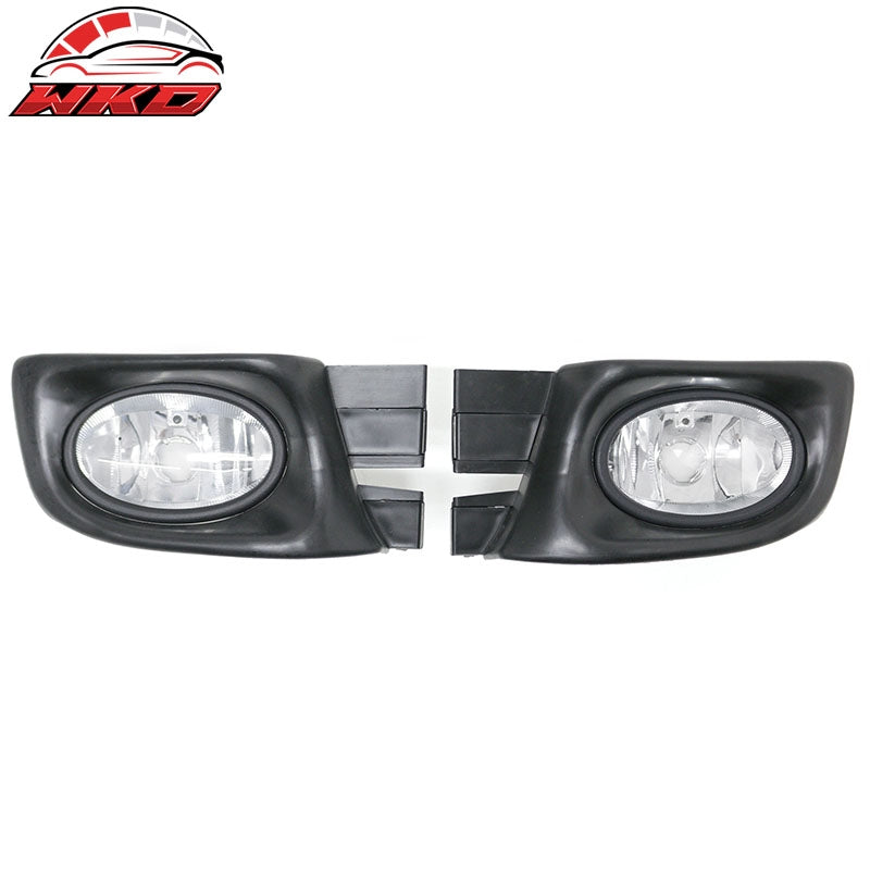Wholesale 03-05 Honda Accord Sedan Front Bumper Fog Lights Clear Lens Lamps Assembly Default Title - Wikond Auto