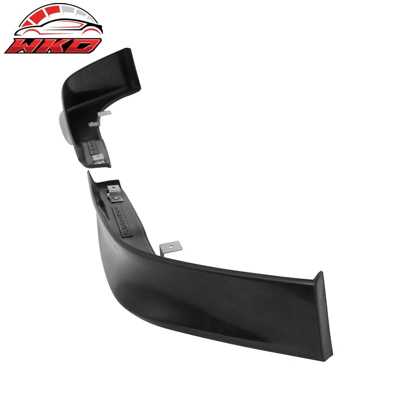 Fits 13-15 Honda Accord Sedan HFP Style Front Bumper Lip Splitter Side Apron PP