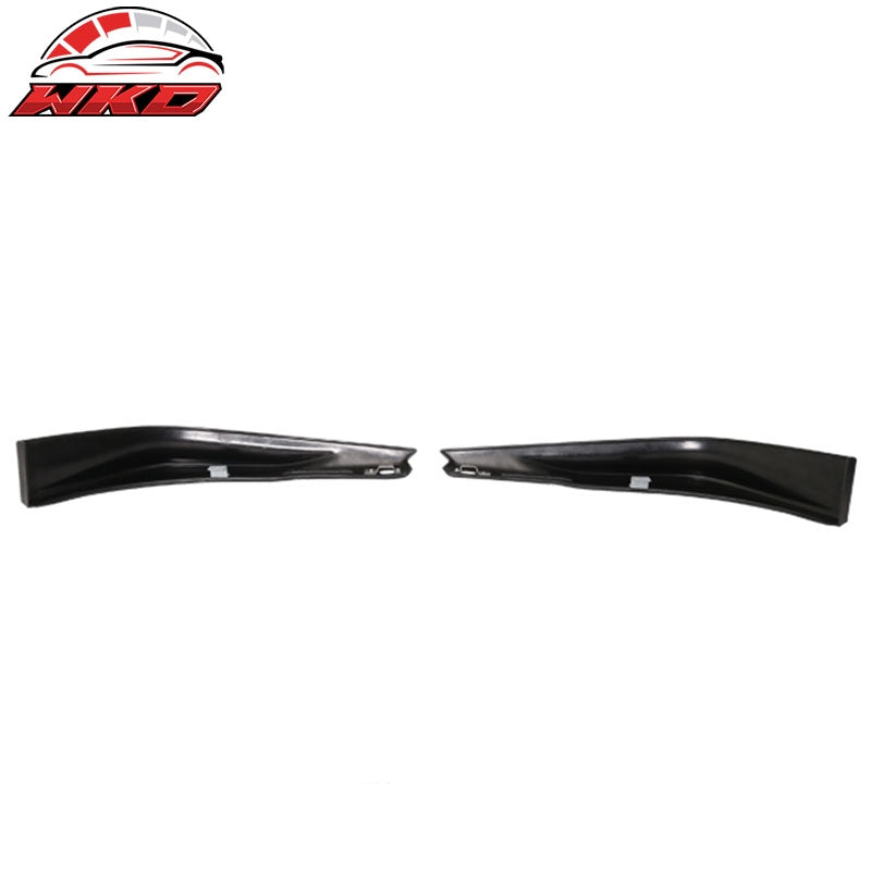 Fits 13-15 Honda Accord Sedan HFP Style Front Bumper Lip Splitter Side Apron PP
