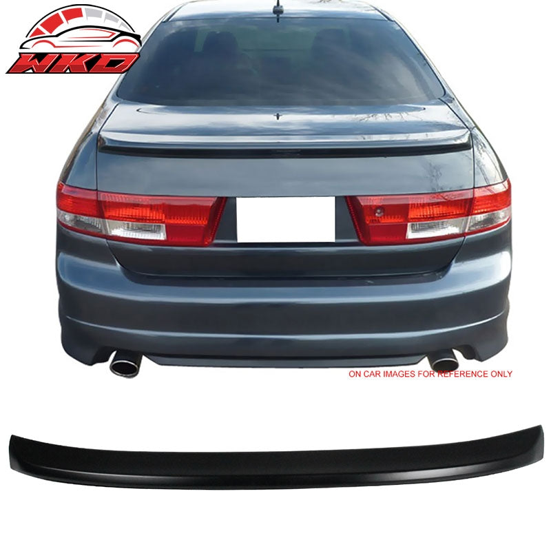 Fits 03-05 Honda Accord Sedan OE Style Flush Mount Rear Trunk Spoiler Wing ABS