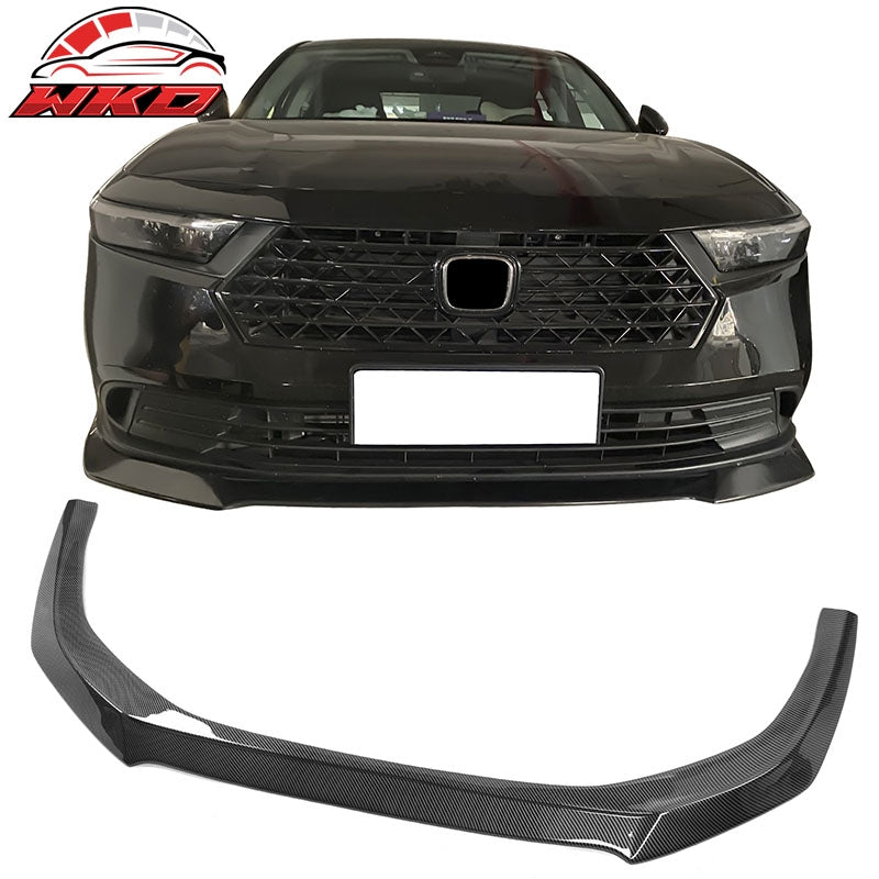 Wholesale 23-26 Honda Accord Sedan V3 Style Front Bumper Lip Splitter Carbon Look ABS