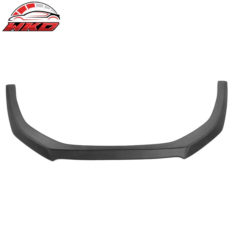 Fits 23-26 Honda Accord Sedan V3 Style Front Bumper Lip Spoiler Matte Black ABS