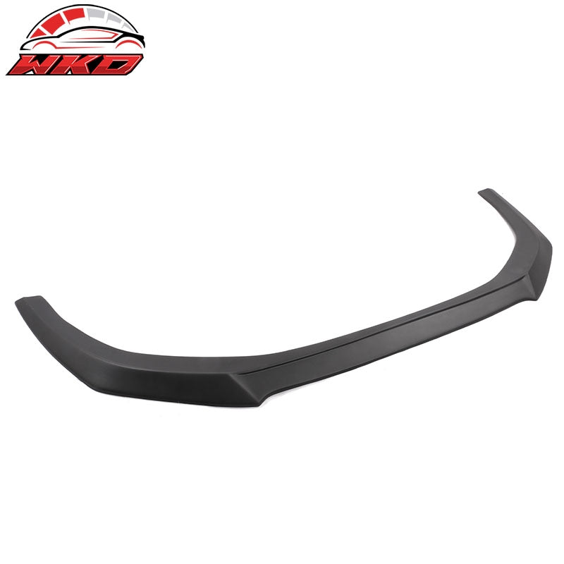 Fits 23-26 Honda Accord Sedan V3 Style Front Bumper Lip Spoiler Matte Black ABS