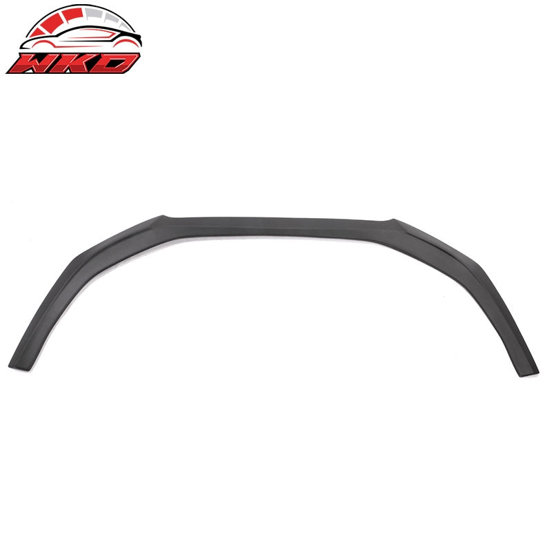 Fits 23-26 Honda Accord Sedan V3 Style Front Bumper Lip Spoiler Matte Black ABS