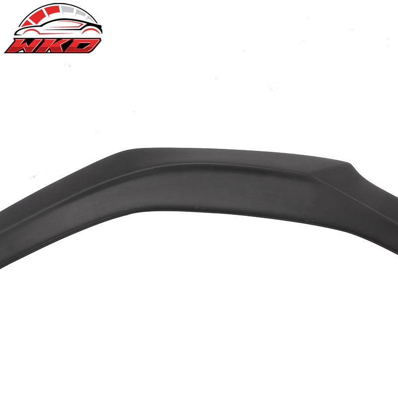 Fits 23-26 Honda Accord Sedan V3 Style Front Bumper Lip Spoiler Matte Black ABS