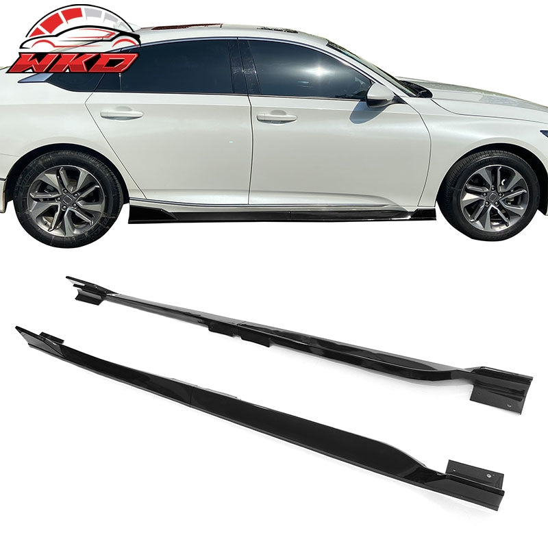Wholesale 18-22 Honda Accord 4PCS Side Skirts Extension Rocker Panels PP Gloss Black
