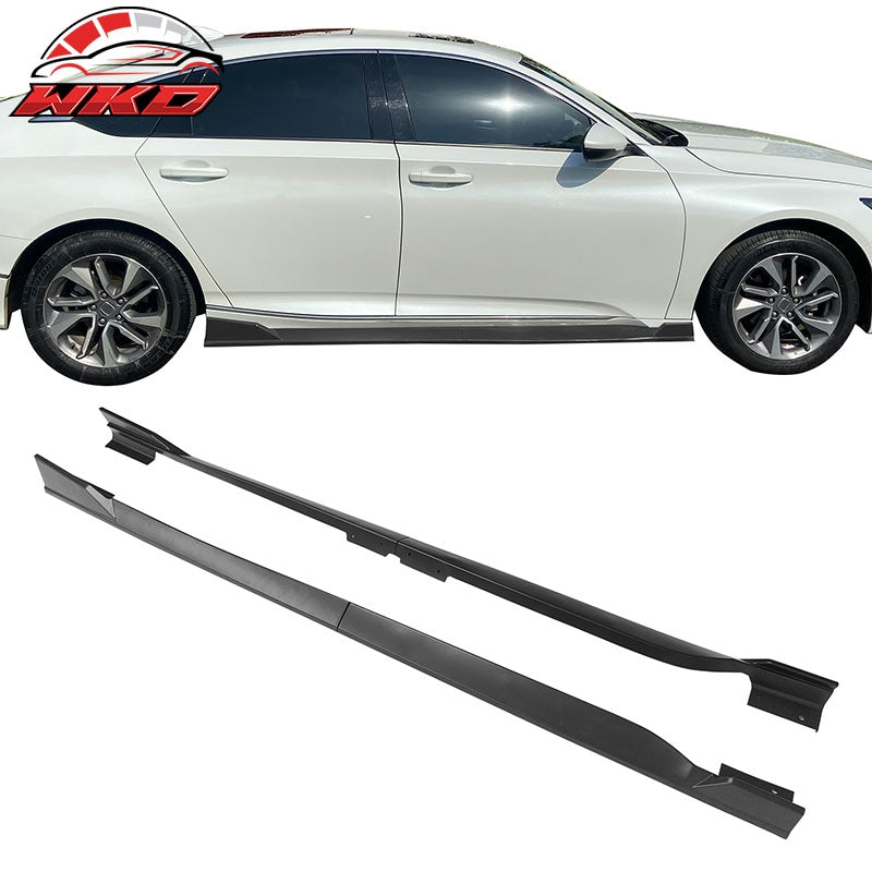 Wholesale 18-22 Honda Accord 4PCS Side Skirts Extension Rocker Panels PP Matte Black Matte Black - Wikond Auto
