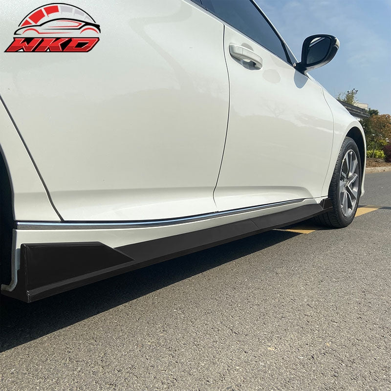Wholesale 18-22 Honda Accord 4PCS Side Skirts Extension Rocker Panels PP Matte Black - Wikond Auto