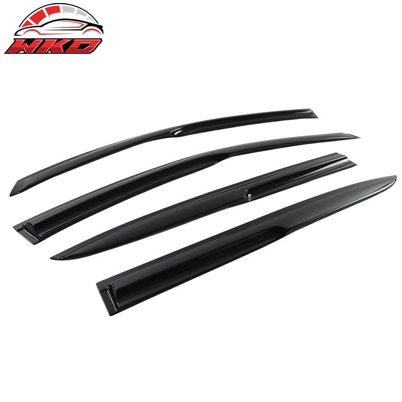 Fits 13-17 Honda Accord Sedan Window Visor Vent Rain Guard 4PCS Mugen Style
