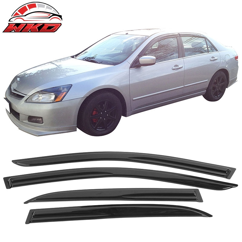 Wholesale 03-07 Honda Accord Sedan Mugen Style Window Visors Acrylic Rain Guard 4PC