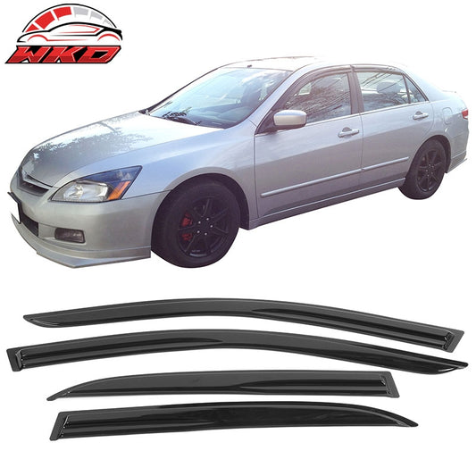 Wholesale 03-07 Honda Accord Sedan Mugen Style Window Visors Acrylic Rain Guard 4PC