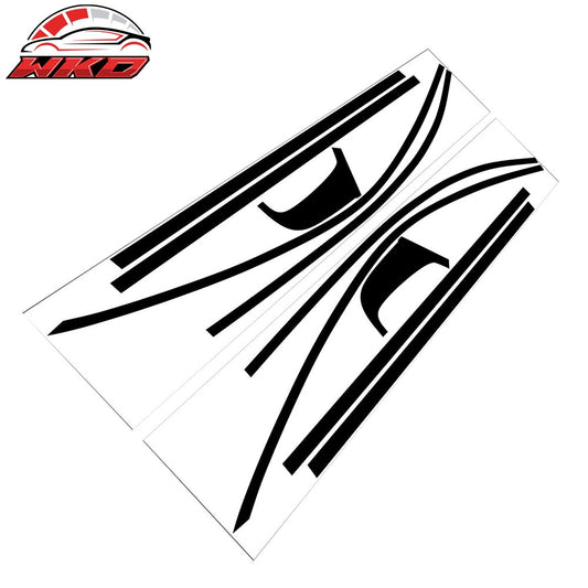 Wholesale 13-17 Honda Accord 4Dr Blackout Window Trim Chrome Delete Vinyl Gloss Black