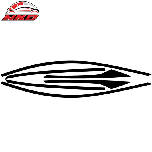 Wholesale 18-22 Honda Accord Chrome Window Trims Delete Vinyl Gloss Black
