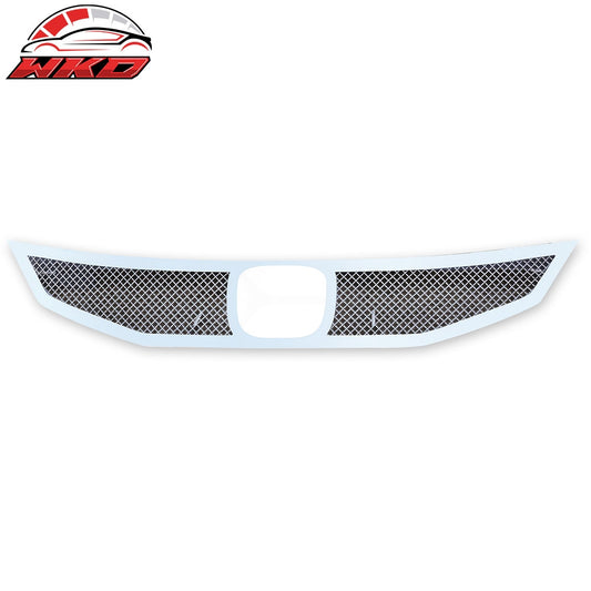 Wholesale 11-12 Honda Accord Coupe Mesh Chrome Front Insert Grille Stainless Steel