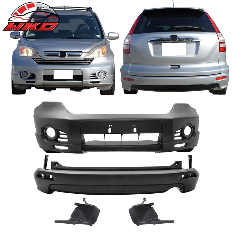 Wholesale 07-09 Honda CR-V CRV MD Style Front & Rear Bumper Cover Replacement PP - Wikond Auto