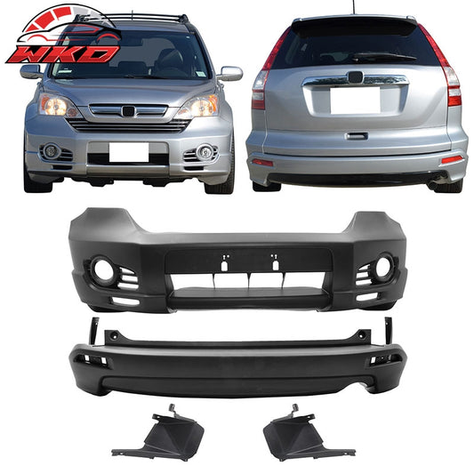 Wholesale 07-09 Honda CR-V CRV MD Style Front & Rear Bumper Cover Replacement PP - Wikond Auto