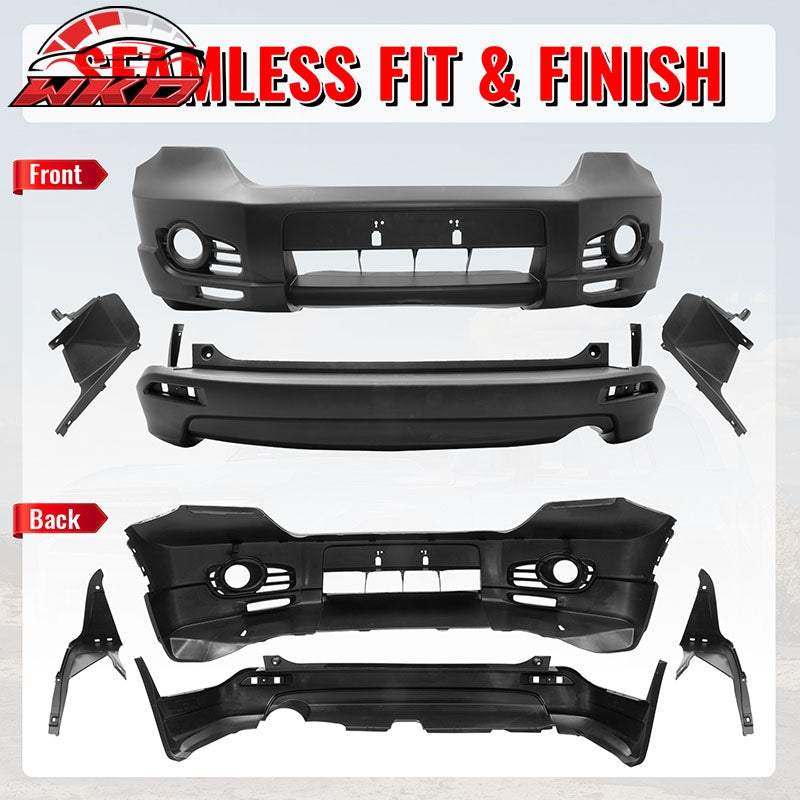 Wholesale 07-09 Honda CR-V CRV MD Style Front & Rear Bumper Cover Replacement PP - Wikond Auto