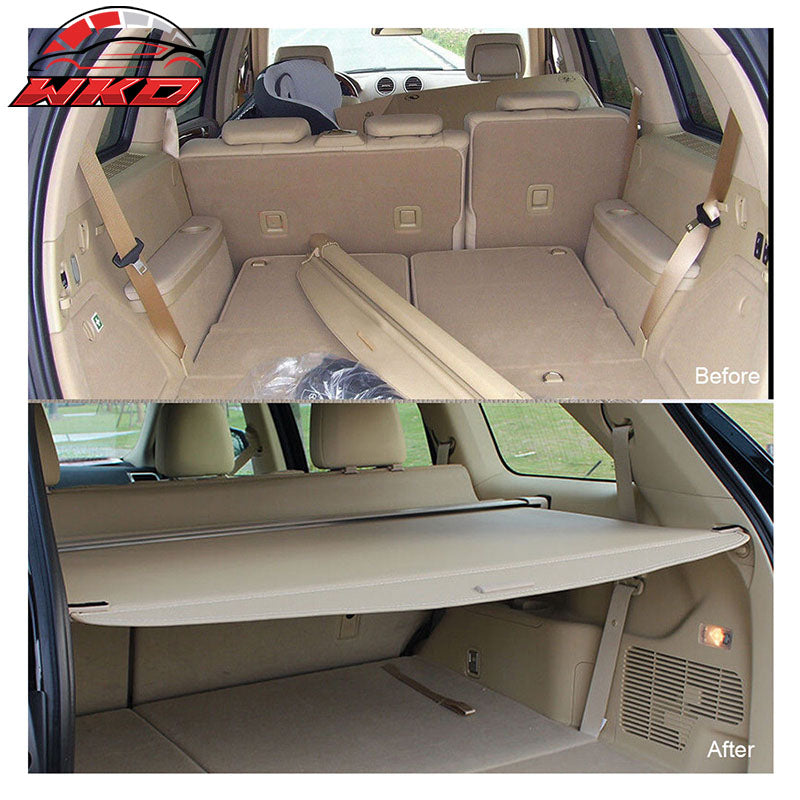 Fits 12-16 Honda CR-V OE Style Retractable Rear Trunk Cargo Cover Shield Beige