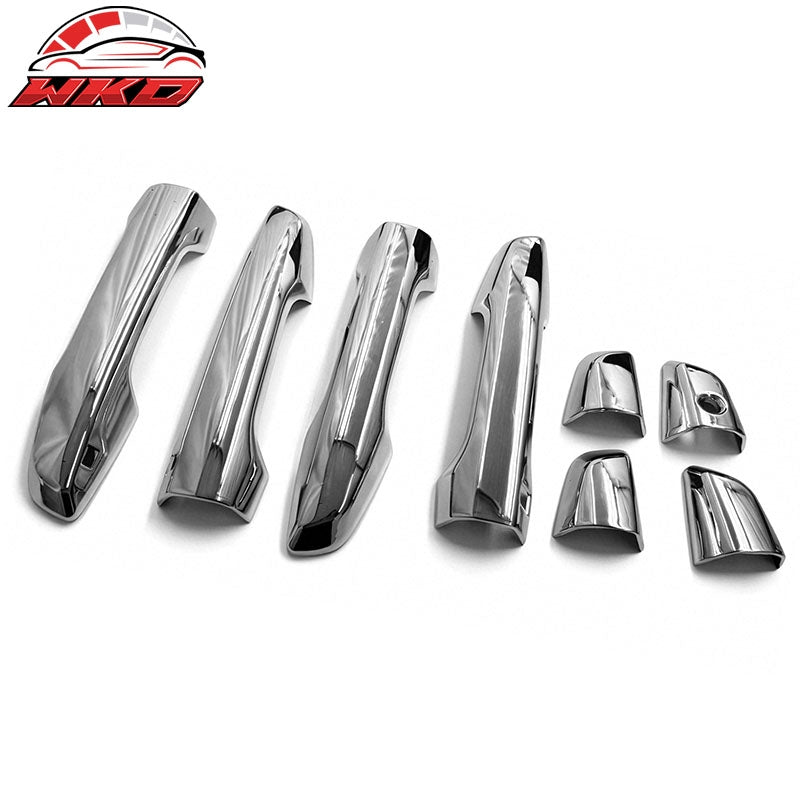 Fits 17-22 Honda CR-V ABS Door Handle Cover with 1-Keyhole& 2 Smart Key Cut-Out