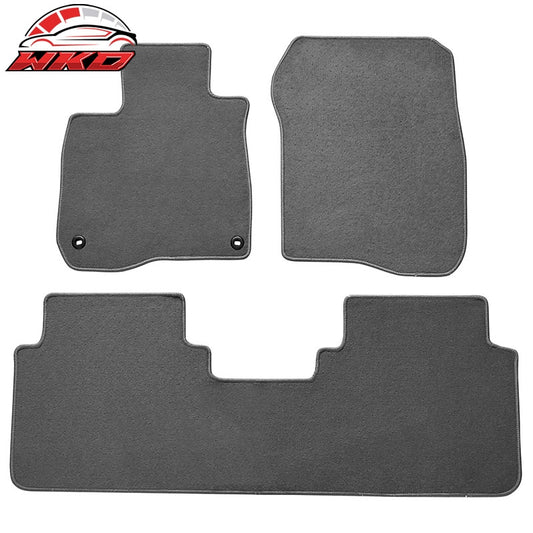 Wholesale 17-22 Honda CR-V Nylon Floor Mats Front & Rear Non-Slip Carpets Grey 3PCS
