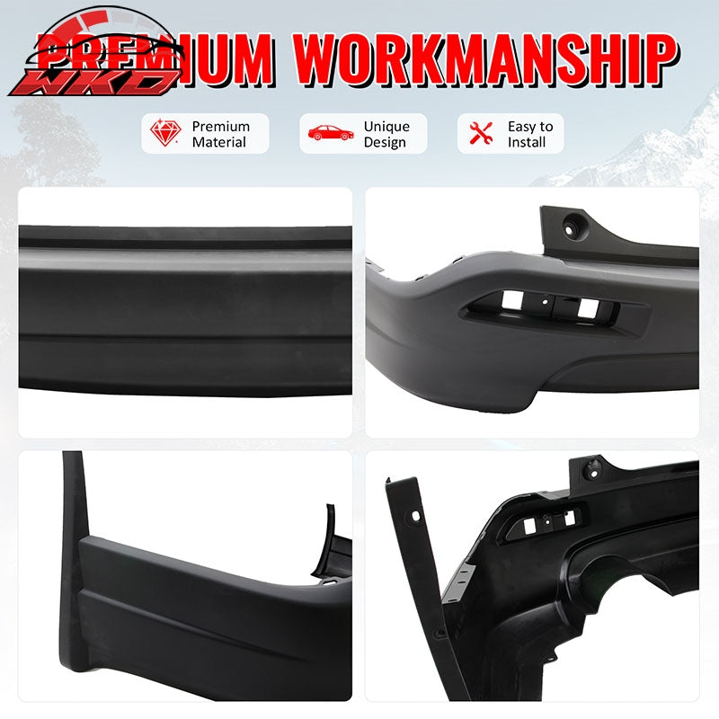 Fits 07-09 Honda CR-V MD Style Rear Bumper Cover Replacement & Side Bracket PP