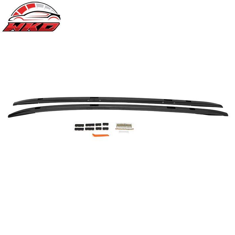 Fits 17-22 Honda CR-V OE Factory Style Top Roof Rack Rail Bar Aluminum Black 2PC