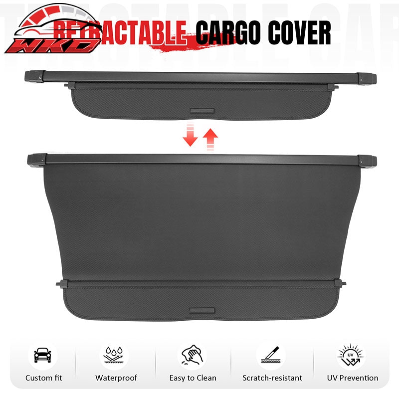 Wholesale 23-27 Honda CR-V Retractable Cargo Cover Trunk Shade Carbon Fiber Texture - Wikond Auto