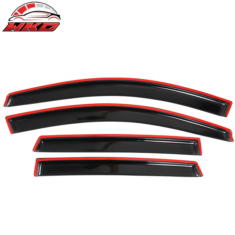 Fits 07-11 Honda CR-V Window Visor Acrylic Sun Guard Rain Deflectors 4PC Set