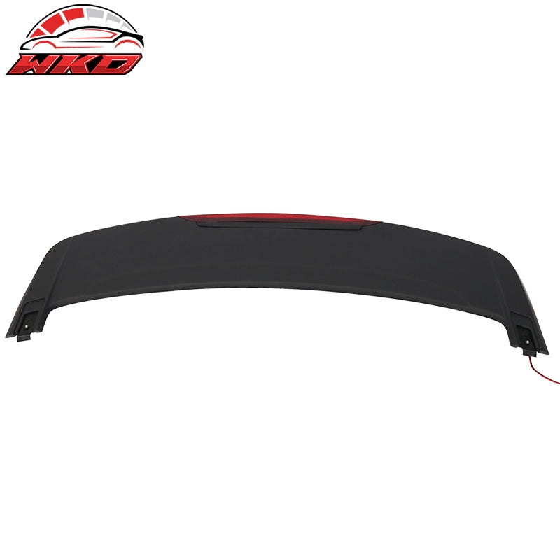 Fits 07-11 Honda CRV CR-V OE Style Trunk Spoiler w/ LED Brake Light Matte Black