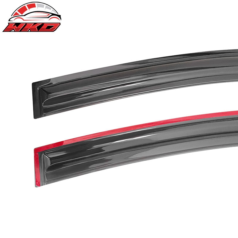 Fits 11-16 Honda CR-Z CRZ Mugen Style Acrylic Tape-On 2PCS Window Visors Vent