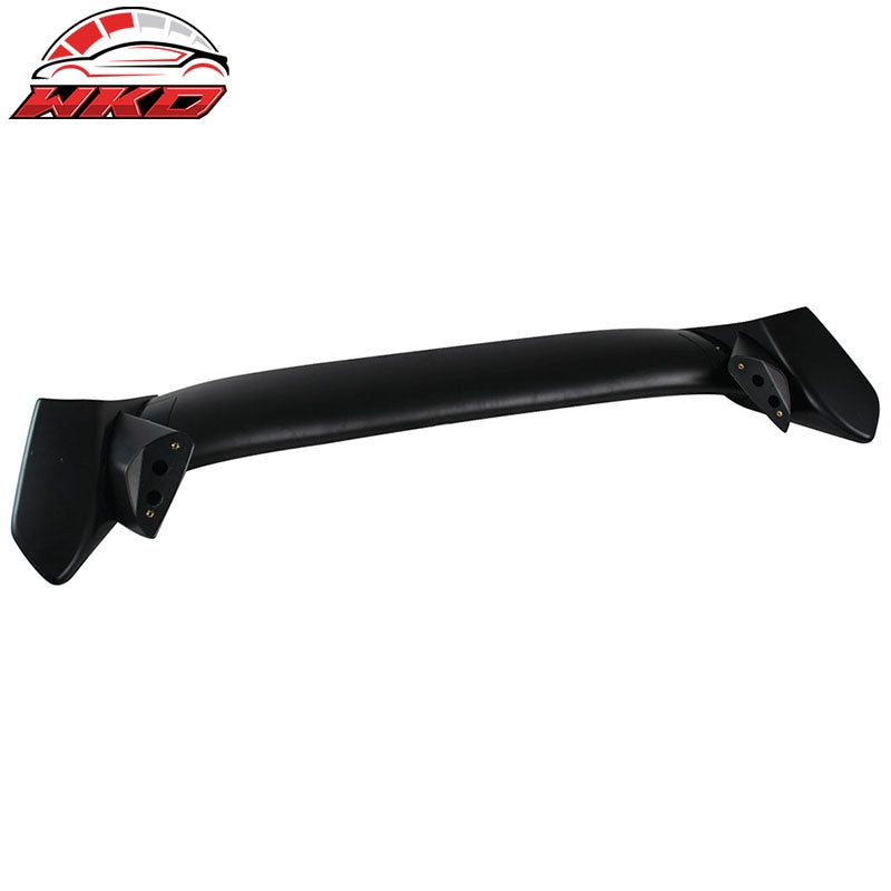 Fits 16-20 Honda Civic Coupe TR Style Rear Trunk Spoiler Lip ABS Unpainted Black