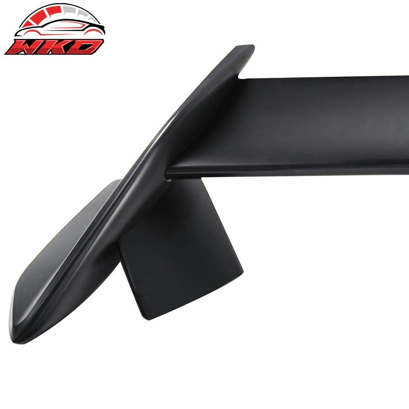 Fits 16-20 Honda Civic Coupe TR Style Rear Trunk Spoiler Lip ABS Unpainted Black