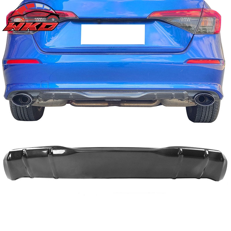 Wholesale 22-26 Honda Civic 11th Gen MD Rear Bumper Diffuser PP Carbon Fiber Print