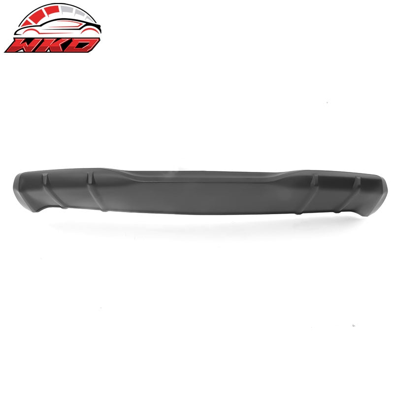 Fits 22-26 Honda Civic 11th Gen MD Style PP Rear Bumper Diffuser Lip Matte Black