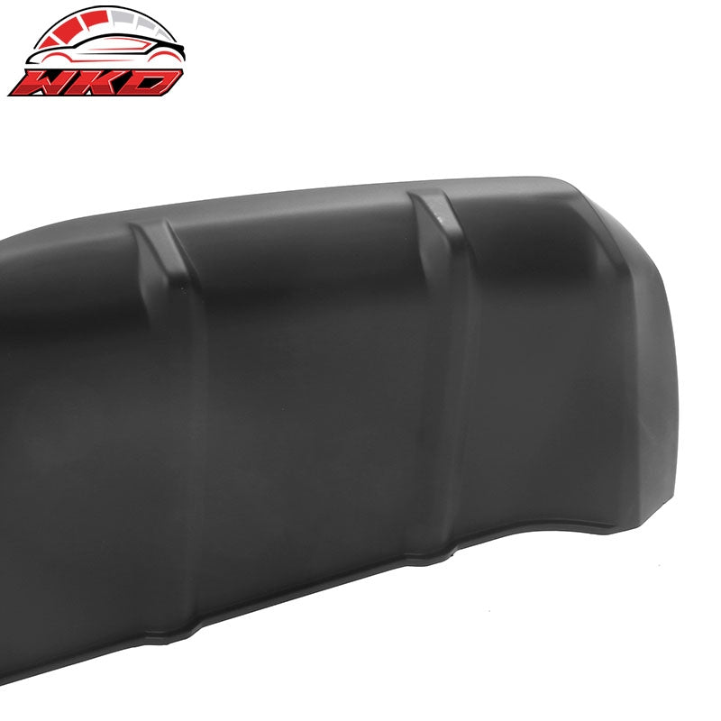 Fits 22-26 Honda Civic 11th Gen MD Style PP Rear Bumper Diffuser Lip Matte Black